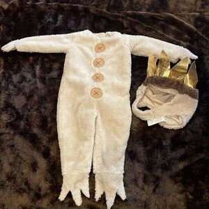 Where the wild things are costume pottery barn kids size 2t like new